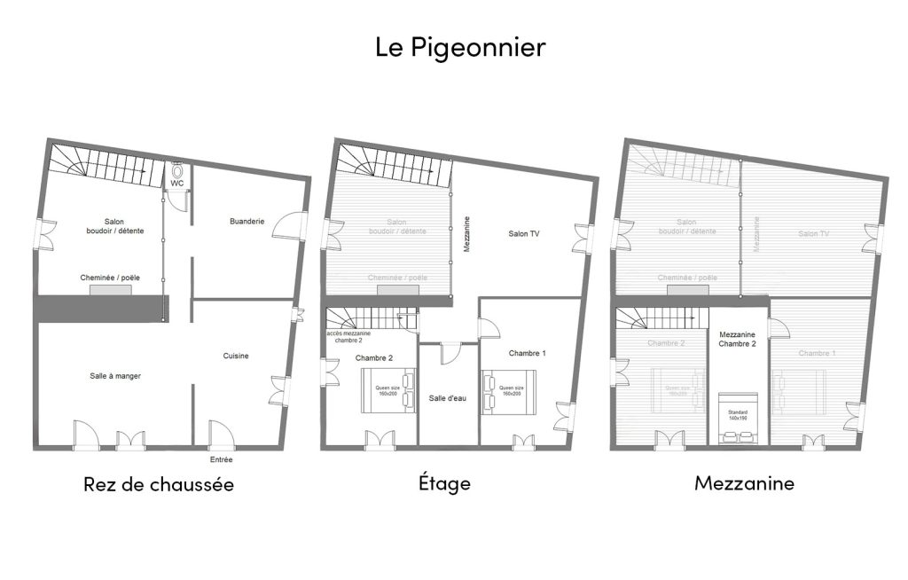 Plan du pigeonnier